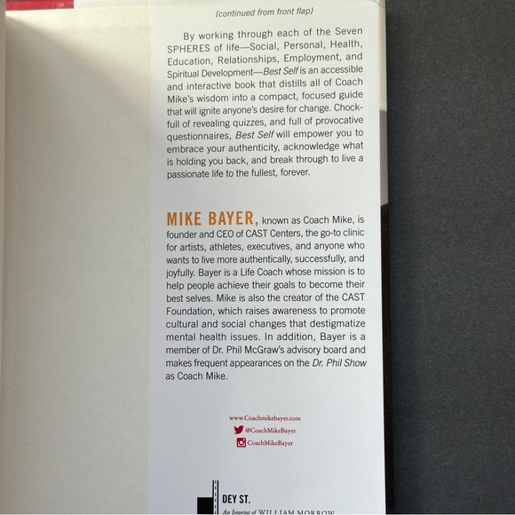 Best Self: Be You, Only Better by Mike Bayer | Self-help | Hardcover Book - Picture 4 of 12